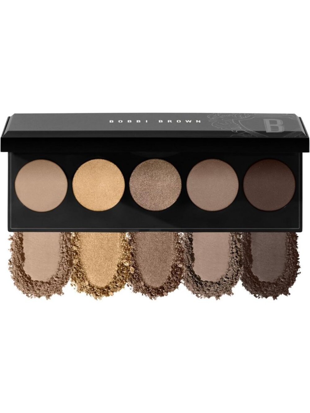 5-Shade Neutral Eyeshadow Palette | Matte & Metallic Shades for All Skin Tones